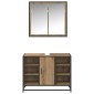 vidaXL Σετ Επίπλων Μπάνιου 2 τμχ. Artisan Oak 80 x 33 x 60 εκ