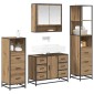 vidaXL Σετ Επίπλων Μπάνιου 4 τμχ. Artisan Oak 80 x 33 x 60 εκ