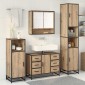 vidaXL Σετ Επίπλων Μπάνιου 3 τμχ. Artisan Oak 90 x 33 x 60 εκ.