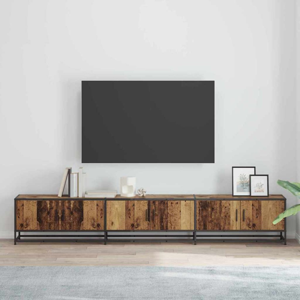 vidaXL Μονάδες TV 240 x 35 x 41 εκ Παλιό Ξύλο Επεξεργασμένο ξύλο