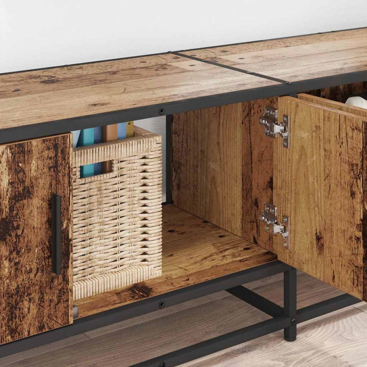 vidaXL Μονάδες TV 240 x 35 x 41 εκ Παλιό Ξύλο Επεξεργασμένο ξύλο