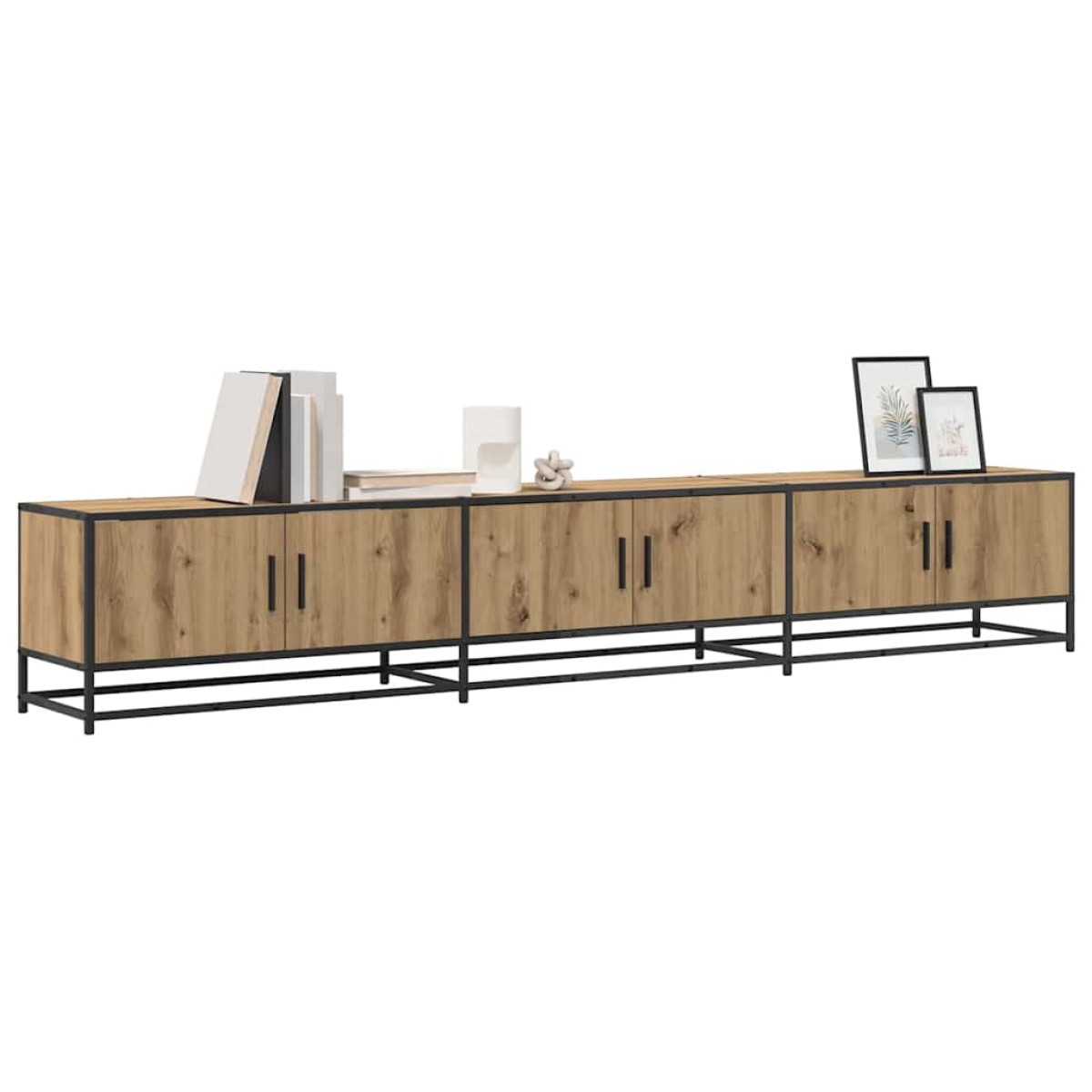 vidaXL Μονάδες TV 240 x 35 x 41 εκ Artisan Oak Επεξεργασμένο ξύλο