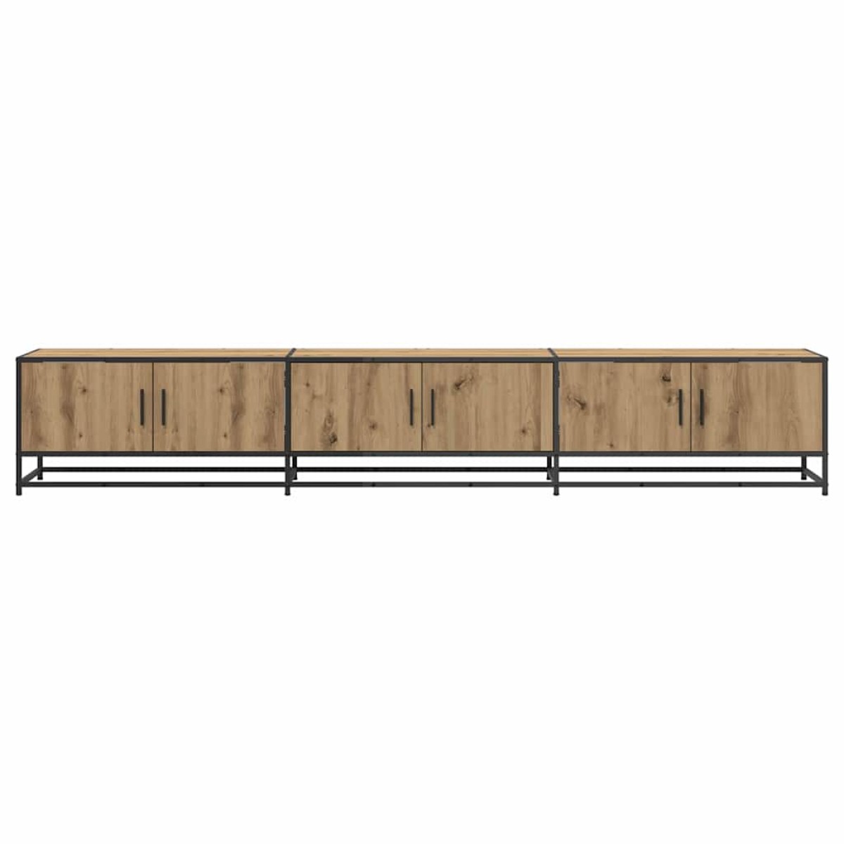 vidaXL Μονάδες TV 240 x 35 x 41 εκ Artisan Oak Επεξεργασμένο ξύλο