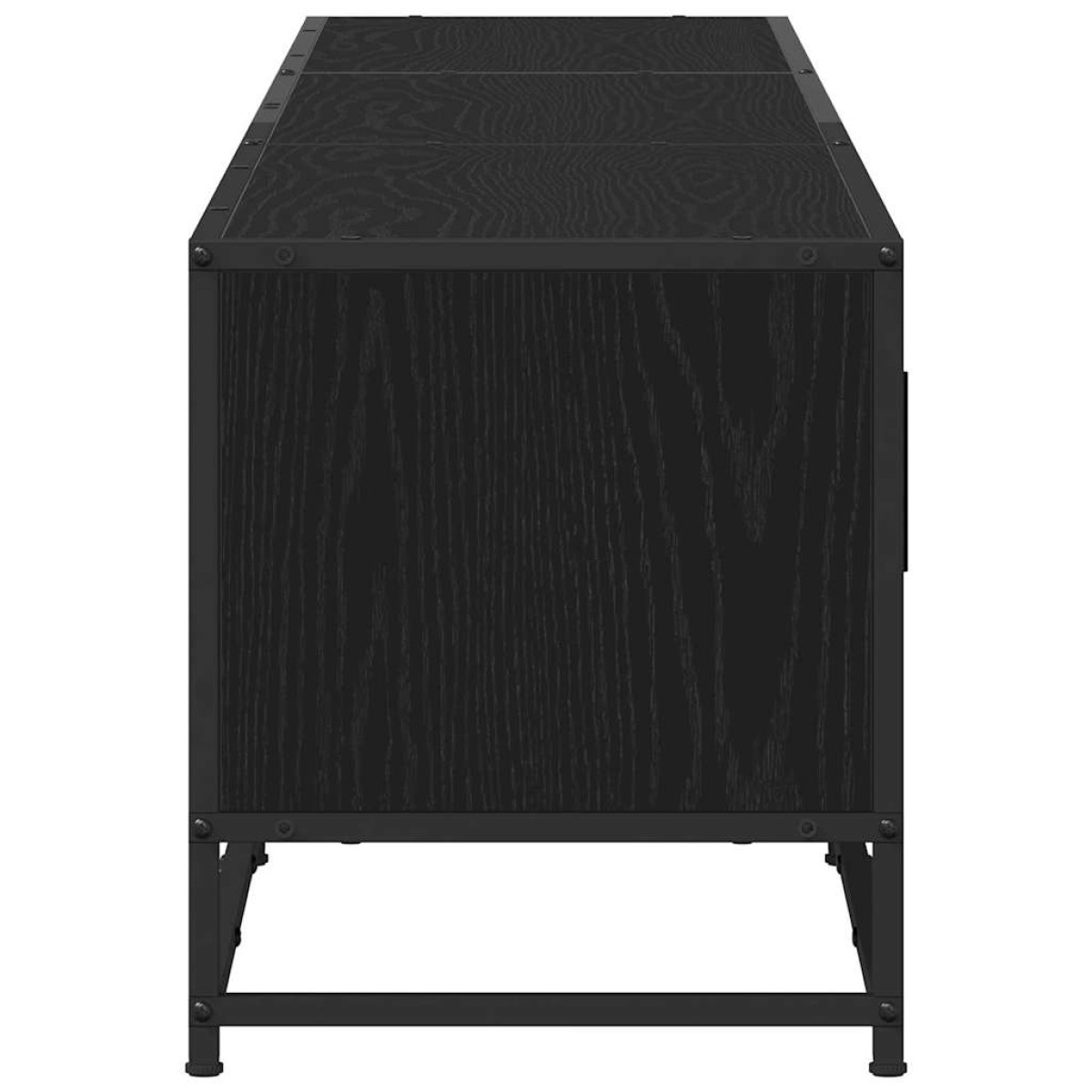 vidaXL Μονάδες TV 240 x 35 x 41 εκ Μαύρη Οξυά Επεξεργασμένο ξύλο