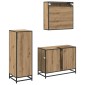 vidaXL Σετ Επίπλων Μπάνιου 3 τμχ. Artisan Oak 80 x 33 x 60 εκ