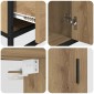 vidaXL Σετ Επίπλων Μπάνιου 3 τμχ. Artisan Oak 80 x 33 x 60 εκ