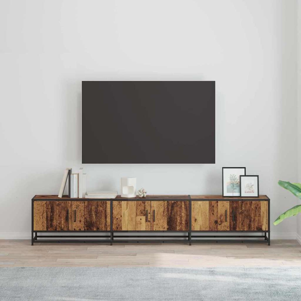 vidaXL Μονάδες TV 210 x 35 x 41 εκ Παλιό Ξύλο Επεξεργασμένο ξύλο