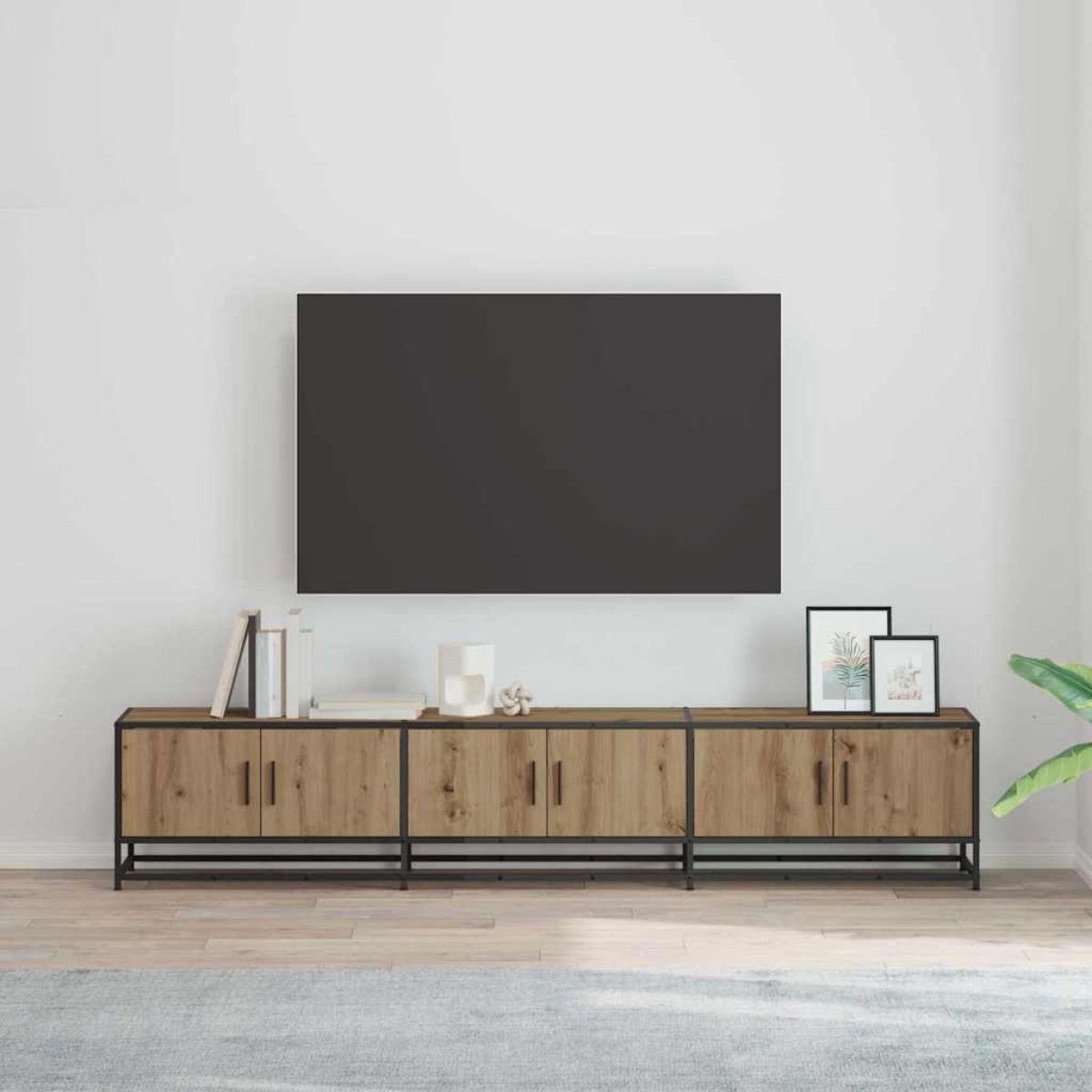 vidaXL Μονάδες TV 210 x 35 x 41 εκ Artisan Oak Επεξεργασμένο ξύλο