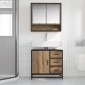 vidaXL Σετ Επίπλων Μπάνιου 2 τμχ. Artisan Oak 65 x 33 x 60 εκ