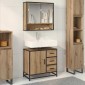 vidaXL Σετ Επίπλων Μπάνιου 2 τμχ. Artisan Oak 65 x 33 x 60 εκ