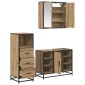 vidaXL Σετ Επίπλων Μπάνιου 3 τμχ. Artisan Oak 80 x 33 x 60 εκ