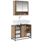 vidaXL Σετ Επίπλων Μπάνιου 2 τμχ. Artisan Oak 80 x 33 x 60 εκ