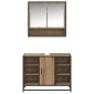 vidaXL Σετ Επίπλων Μπάνιου 2 τμχ. Artisan Oak 80 x 33 x 60 εκ