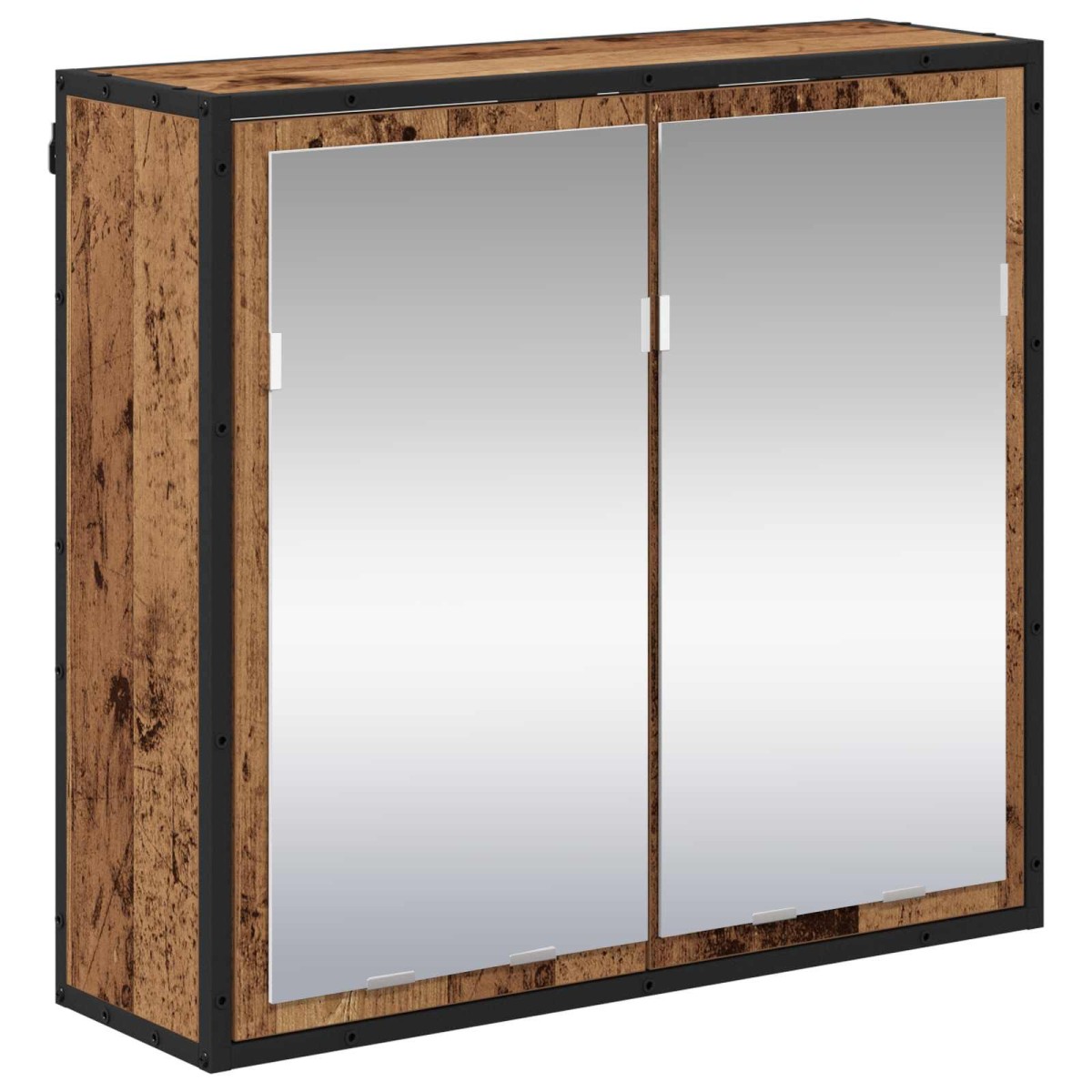 vidaXL Σετ Επίπλων Μπάνιου 3 τμχ. Παλιό Ξύλο 80 x 33 x 60 εκ