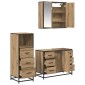 vidaXL Σετ Επίπλων Μπάνιου 3 τμχ. Artisan Oak 80 x 33 x 60 εκ