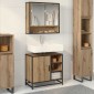 vidaXL Σετ Επίπλων Μπάνιου 2 τεμ. Artisan Oak Επεξεργασμένο Ξύλο