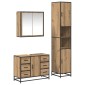 vidaXL Σετ Επίπλων Μπάνιου 3 τμχ. Artisan Oak 80 x 33 x 60 εκ