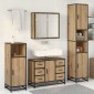 vidaXL Σετ Επίπλων Μπάνιου 3 τμχ. Artisan Oak 80 x 33 x 60 εκ