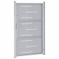 vidaXL Πύλη Κήπου 85 x 120 εκ. Ανοξείδωτο Ατσάλι Ασημί Κλειδώσιμο