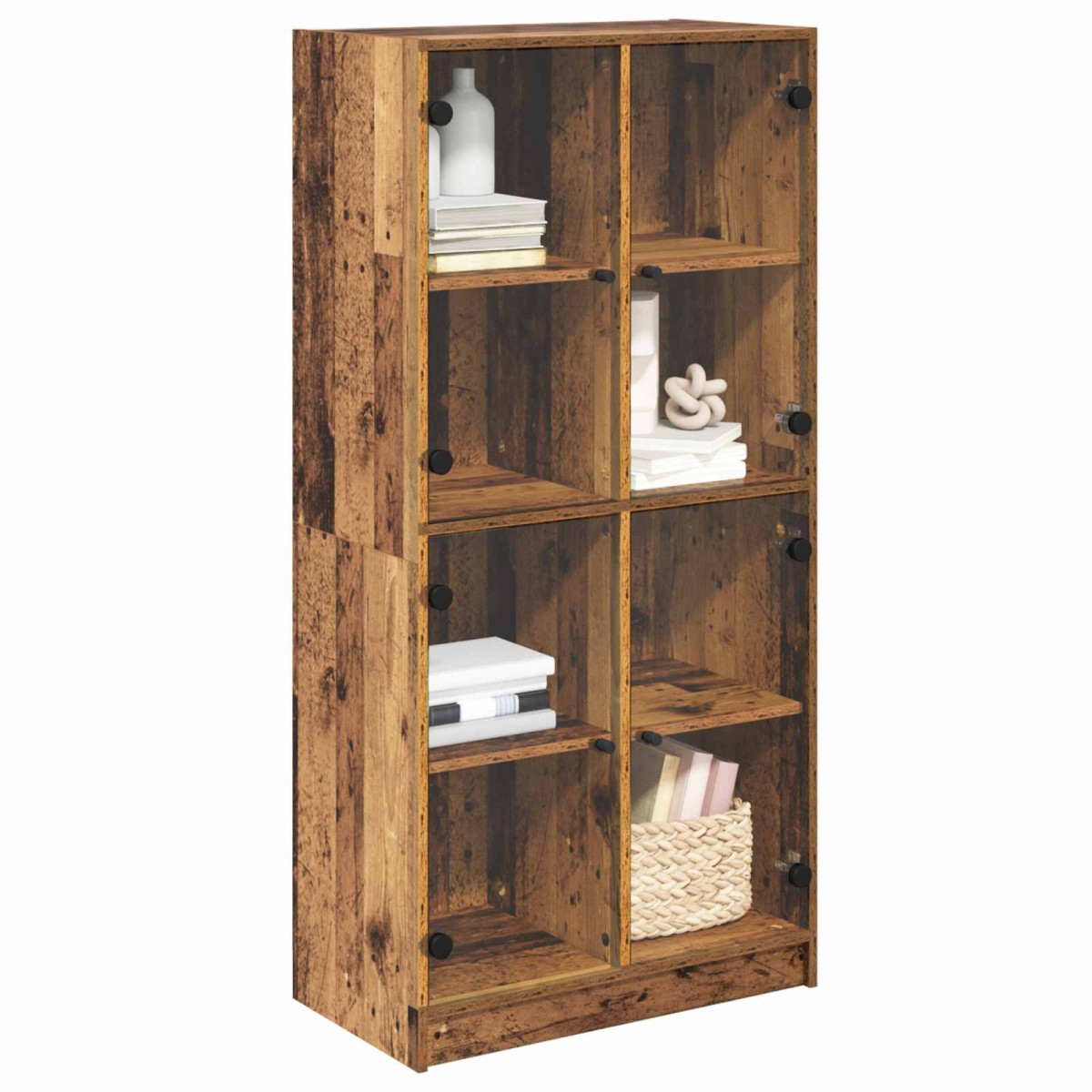 vidaXL Highboard Παλιό Ξύλο 68 x 37 x 142 εκ Επεξεργασμένο Ξύλο