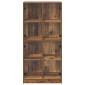 vidaXL Highboard Παλιό Ξύλο 68 x 37 x 142 εκ Επεξεργασμένο Ξύλο