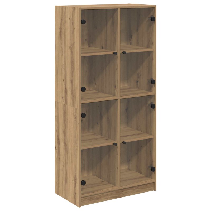 vidaXL Highboard Artisan Oak 68 x 37 x 142 εκ Επεξεργασμένο Ξύλο