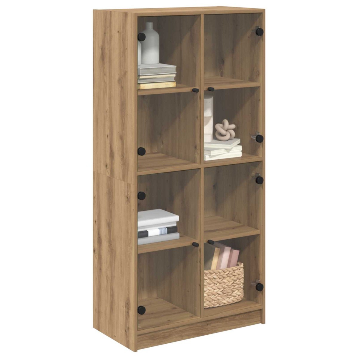 vidaXL Highboard Artisan Oak 68 x 37 x 142 εκ Επεξεργασμένο Ξύλο