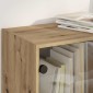 vidaXL Highboard Artisan Oak 68 x 37 x 142 εκ Επεξεργασμένο Ξύλο