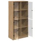 vidaXL Highboard Artisan Oak 68 x 37 x 142 εκ Επεξεργασμένο Ξύλο