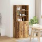 vidaXL Highboard Παλιό Ξύλο 80 x 42,5 x 185 εκ Επεξεργασμένο Ξύλο