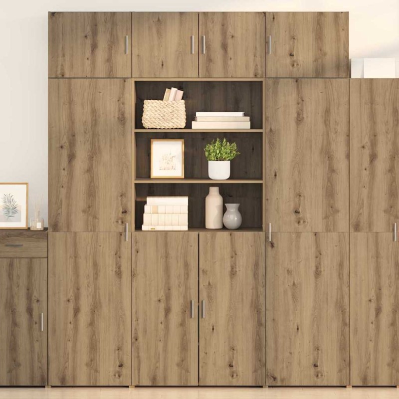 vidaXL Highboard Artisan Oak 80 x 42,5 x 185 εκ Επεξεργασμένο Ξύλο