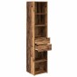 vidaXL Highboard Παλιό Ξύλο 40 x 42,5 x 185 εκ. Επεξεργασμένο Ξύλο