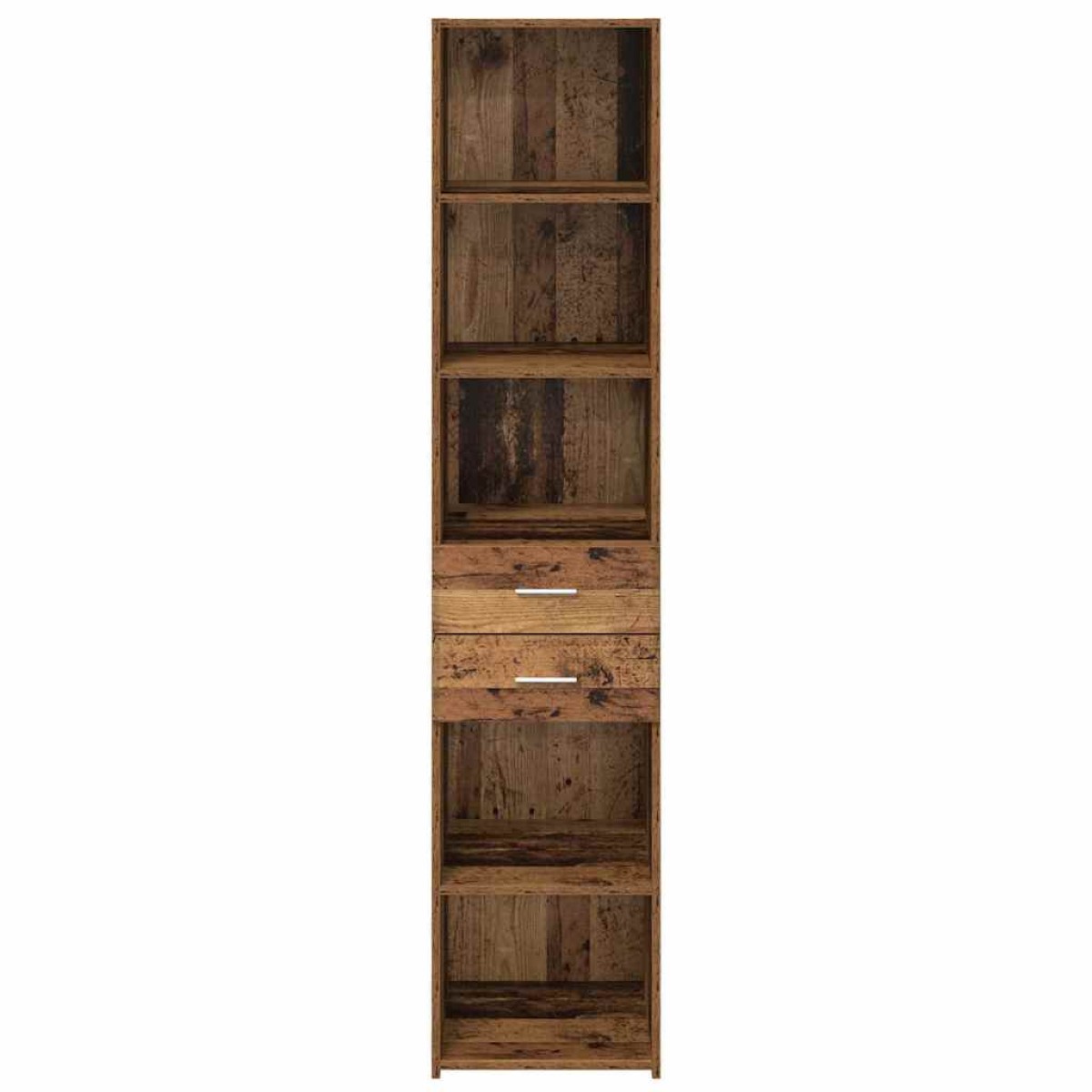 vidaXL Highboard Παλιό Ξύλο 40 x 42,5 x 185 εκ. Επεξεργασμένο Ξύλο