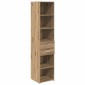 vidaXL Highboard Artisan Oak 40 x 42,5 x 185 εκ. Επεξεργασμένο Ξύλο