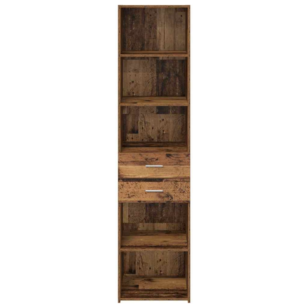 vidaXL Highboard Παλιό Ξύλο 45 x 42,5 x 185 εκ. Επεξεργασμένο Ξύλο