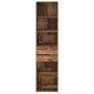 vidaXL Highboard Παλιό Ξύλο 45 x 42,5 x 185 εκ. Επεξεργασμένο Ξύλο