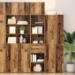 vidaXL Highboard Παλιό Ξύλο 45 x 42,5 x 185 εκ. Επεξεργασμένο Ξύλο