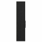 vidaXL Highboard Μαύρη Οξυά 50 x 42,5 x 185 εκ. Επεξεργασμένο Ξύλο