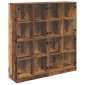 vidaXL Highboard 2 τμχ. Παλιό Ξύλο 68 x 37 x 142 εκ Επεξεργασμένο Ξύλο