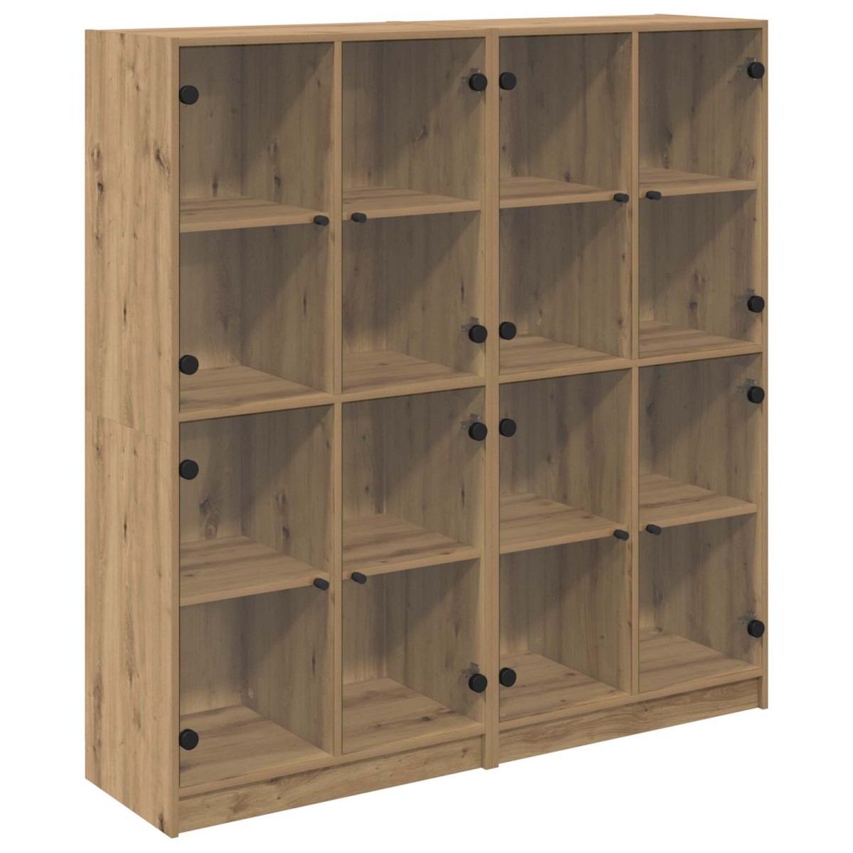 vidaXL Highboard 2 τμχ. Artisan Oak 68 x 37 x 142 εκ