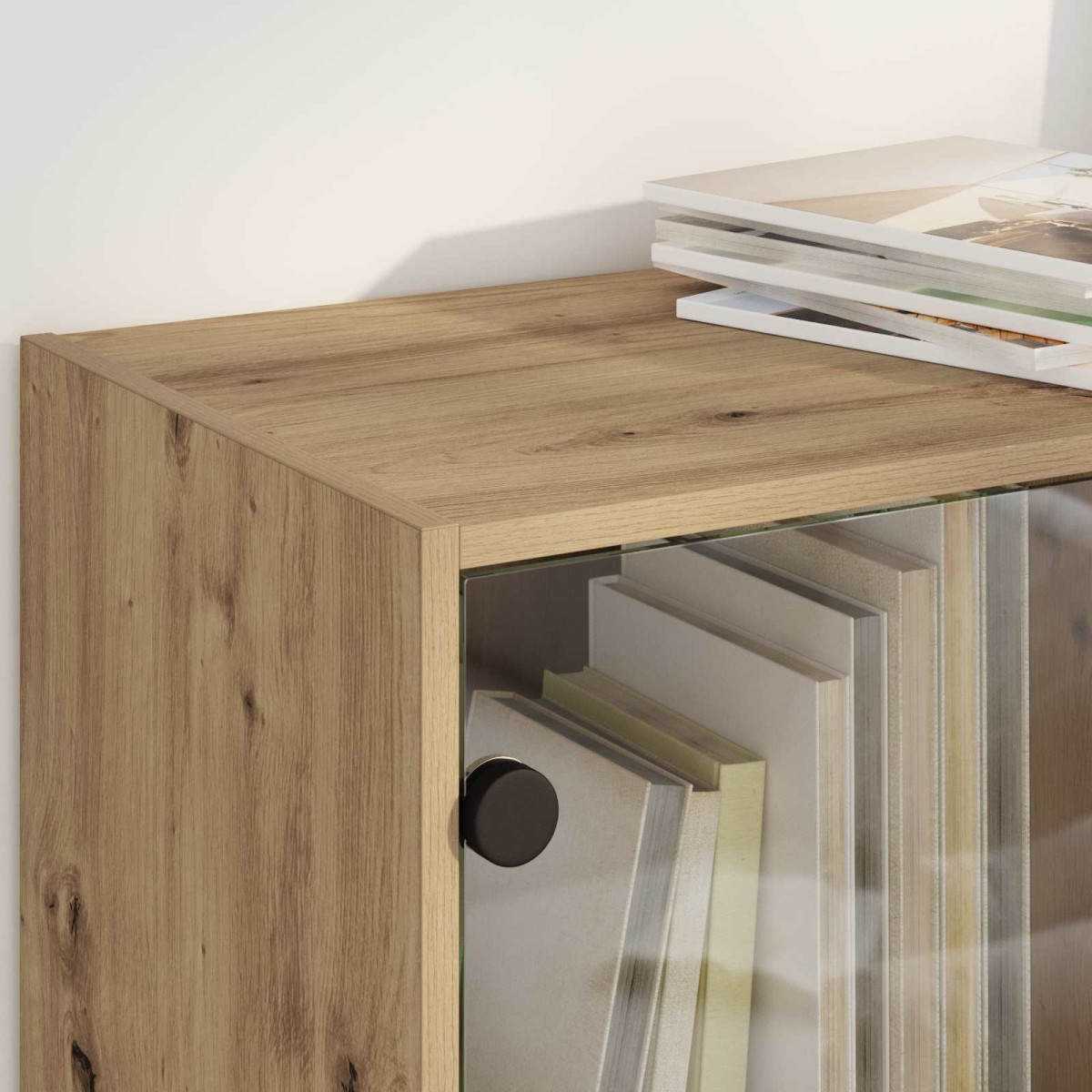 vidaXL Highboard 2 τμχ. Artisan Oak 68 x 37 x 142 εκ