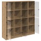 vidaXL Highboard 2 τμχ. Artisan Oak 68 x 37 x 142 εκ