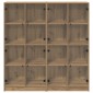 vidaXL Highboard 2 τμχ. Artisan Oak 68 x 37 x 142 εκ