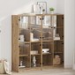 vidaXL Highboard 2 τμχ. Artisan Oak 68 x 37 x 142 εκ