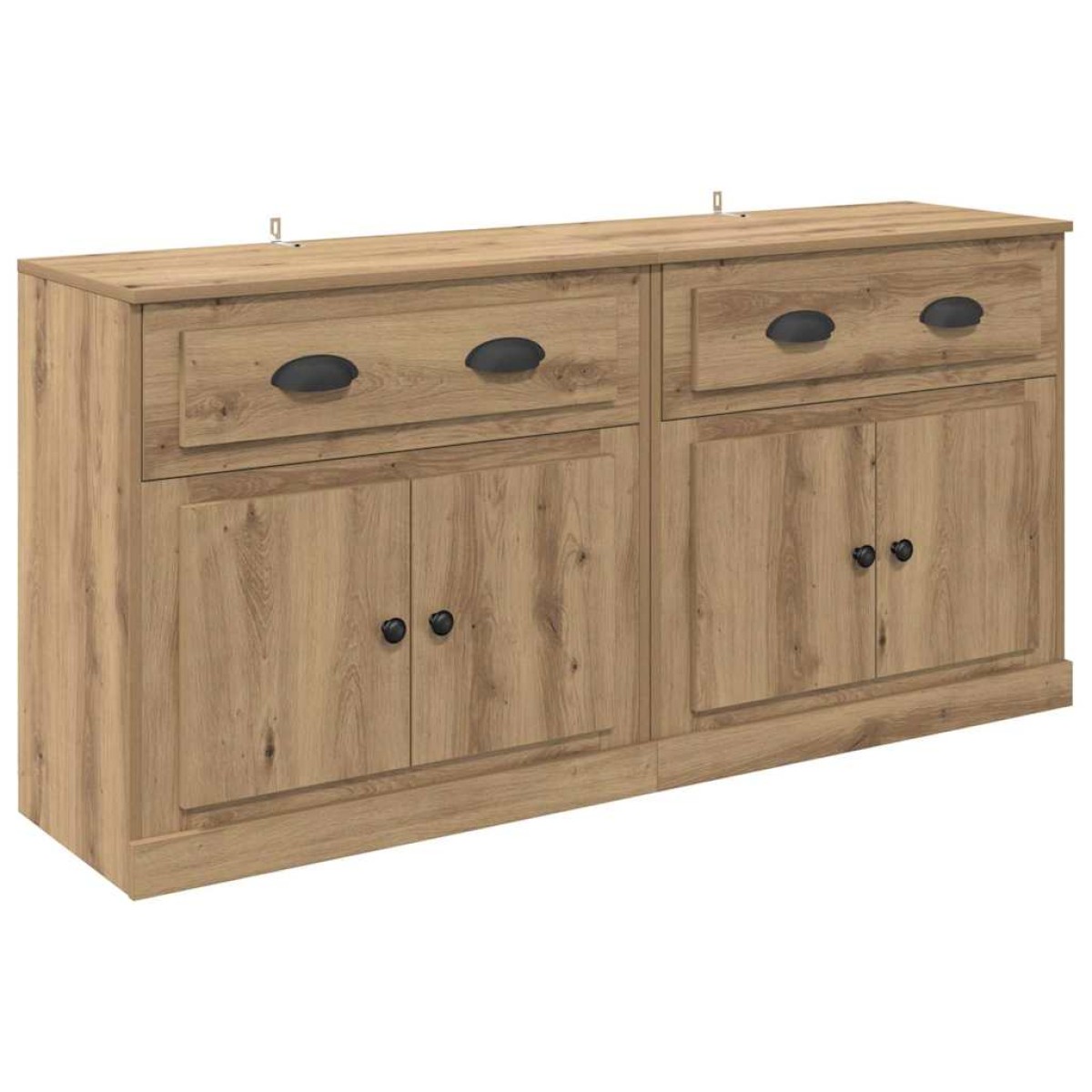 vidaXL Παραδοσιακά Πλευρικά Έπιπλα 2 τμχ. Artisan Oak