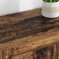 vidaXL Highboard 3 τμχ. Παλιό Ξύλο 132 x 35,5 x 103,5 εκ.