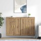 vidaXL Ντουλάπα τοίχου 2 τμχ. Artisan Oak 69,5 x 34 x 90 εκ.