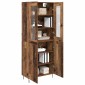 vidaXL Highboard Παλιό Ξύλο 69,5 x 34 x 90 εκ. Επεξεργασμένο Ξύλο