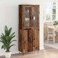 vidaXL Highboard Παλιό Ξύλο 69,5 x 34 x 90 εκ. Επεξεργασμένο Ξύλο