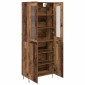 vidaXL Highboard Παλιό Ξύλο 69,5 x 34 x 90 εκ. Επεξεργασμένο Ξύλο